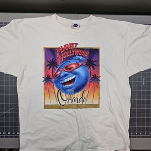 Vintage Planet Hollywood Tshirt xxl Orlando 90s Y2k Streetwear Skater Vacation